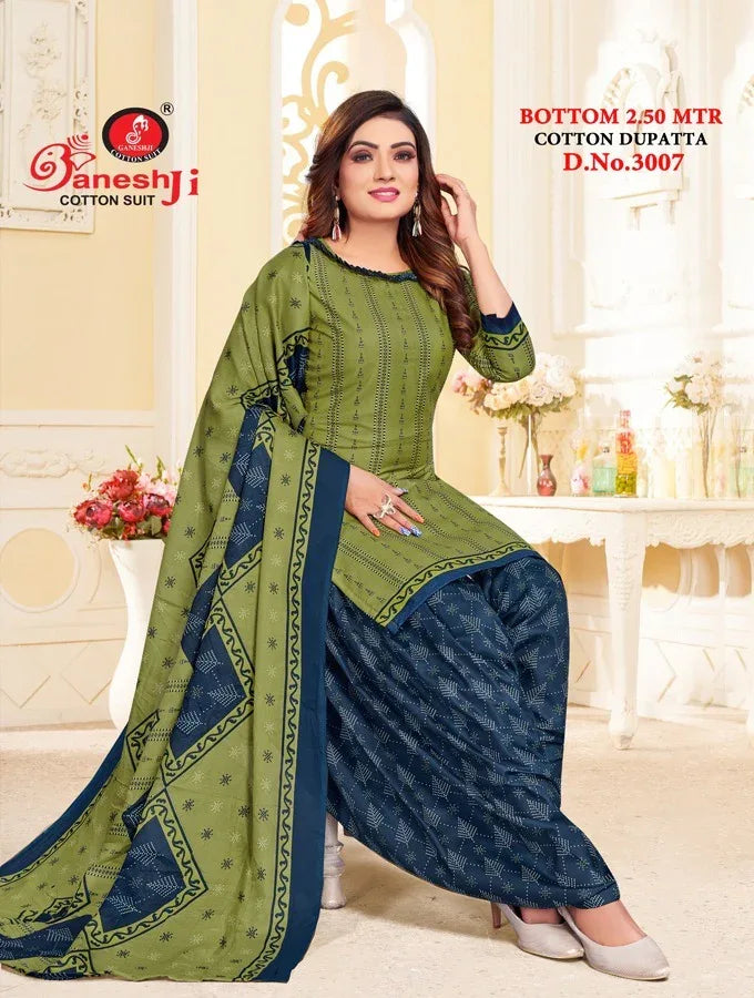 Ganeshji Panchi Patiyala Vol 3 Dress Material (250x10)