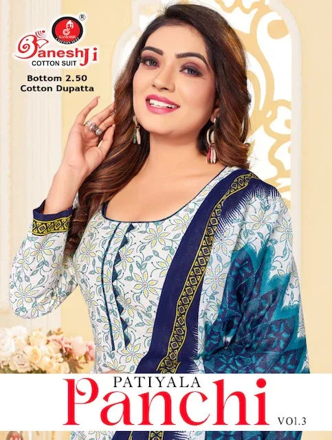 Ganeshji Panchi Patiyala Vol 3 Dress Material (250x10)