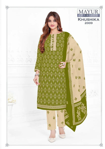 Mayur Khushika Vol-2 Series 2001-2010 Pure Cotton Suit (490x10)