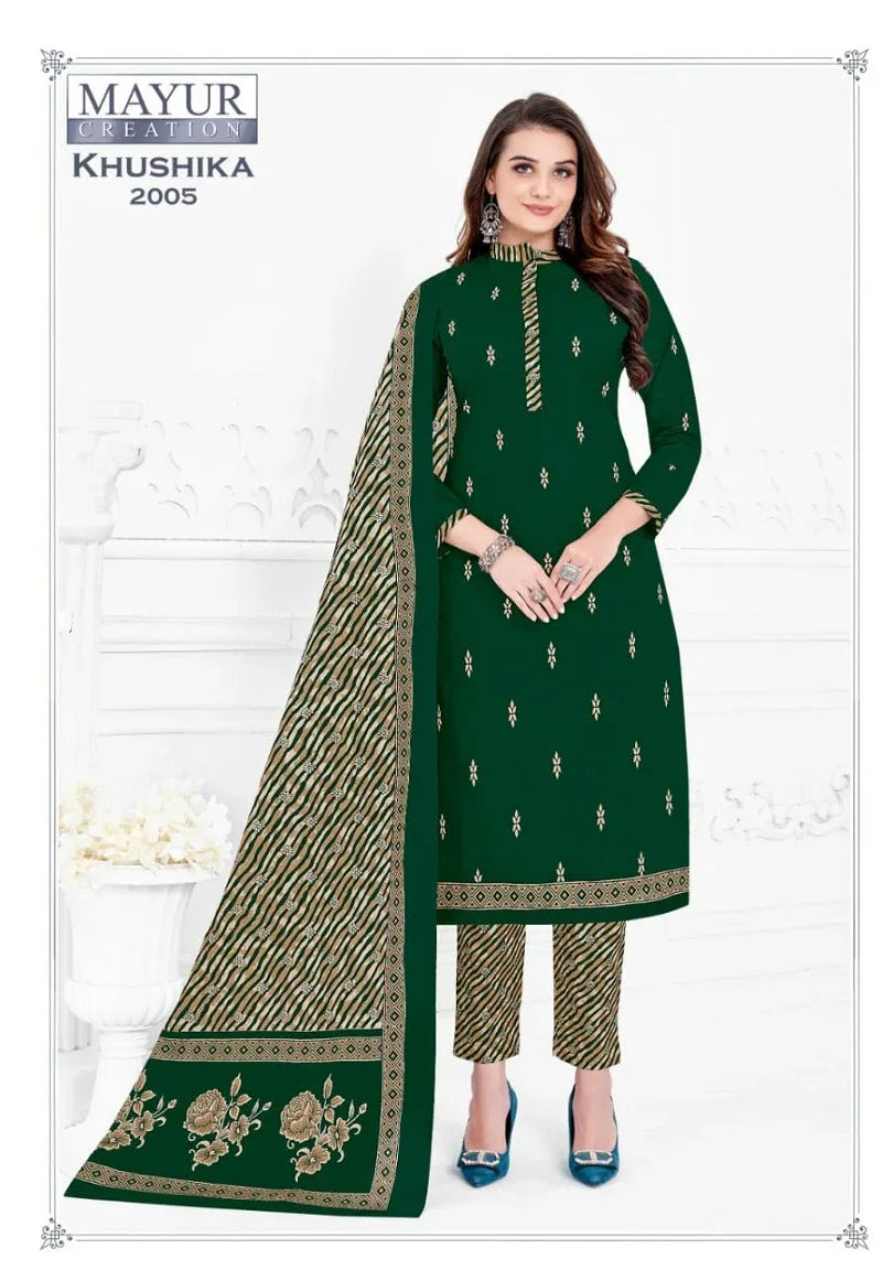 Mayur Khushika Vol-2 Series 2001-2010 Pure Cotton Suit (490x10)
