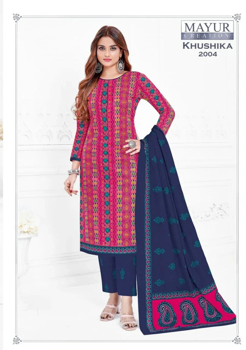 Mayur Khushika Vol-2 Series 2001-2010 Pure Cotton Suit (490x10)