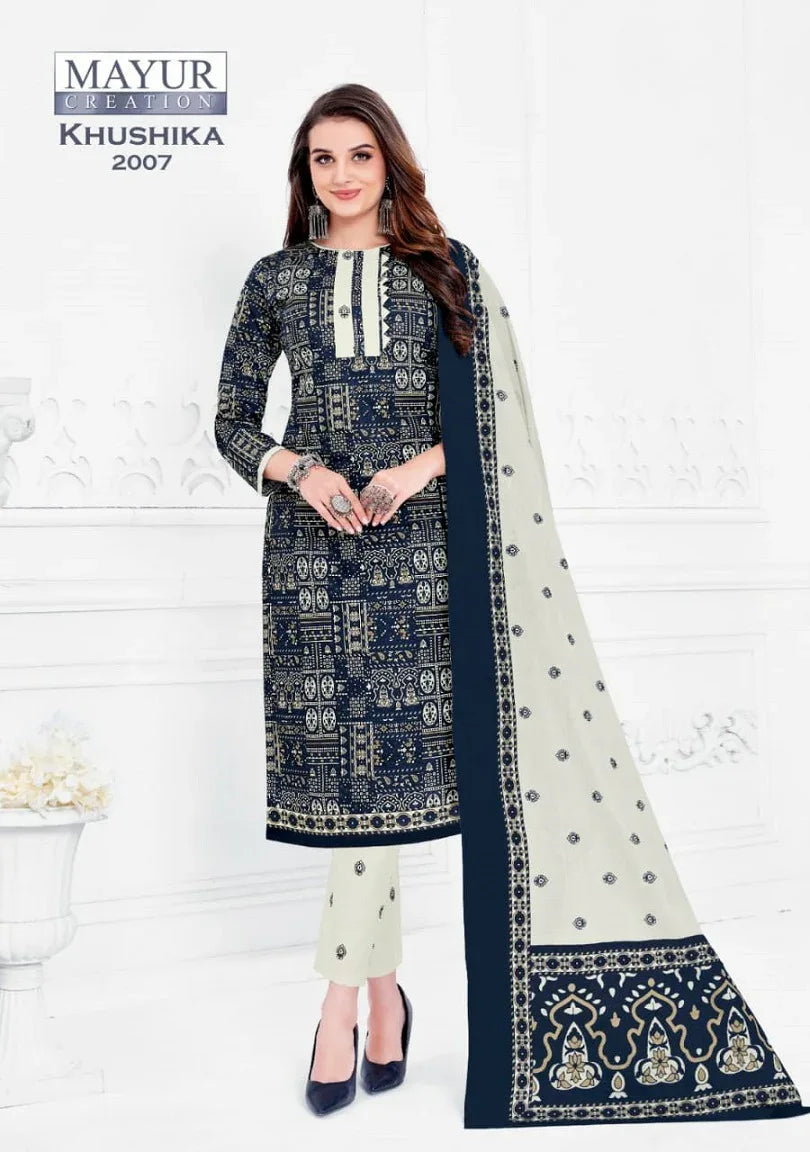 Mayur Khushika Vol-2 Series 2001-2010 Pure Cotton Suit (490x10)