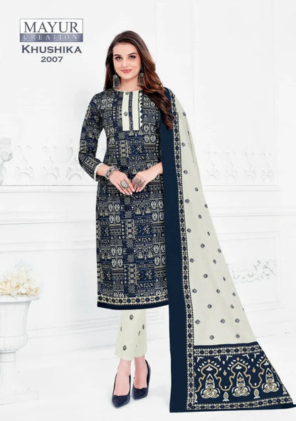 Mayur Khushika Vol-2 Series 2001-2010 Pure Cotton Suit (490x10)