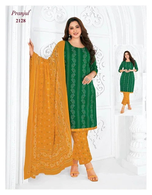Pranjul Priyanshi Vol 21 Cotton Churidar Material (440x36)