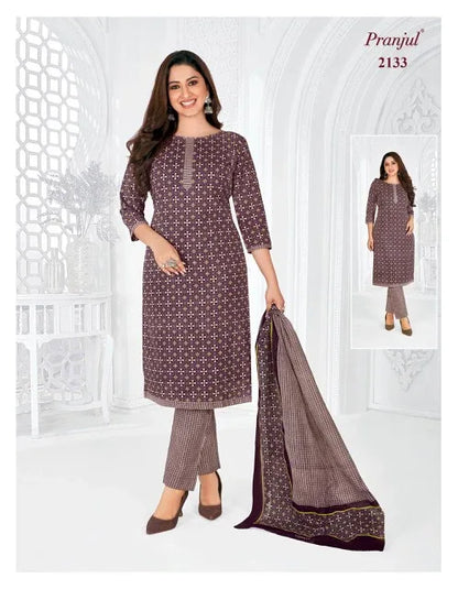 Pranjul Priyanshi Vol 21 Cotton Churidar Material (440x36)