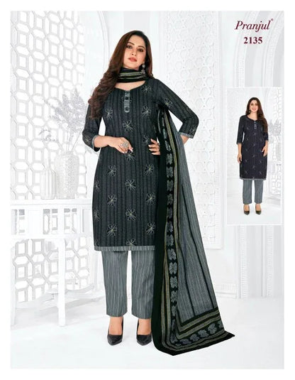 Pranjul Priyanshi Vol 21 Cotton Churidar Material (440x36)