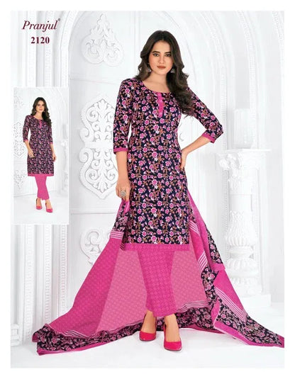 Pranjul Priyanshi Vol 21 Cotton Churidar Material (440x36)
