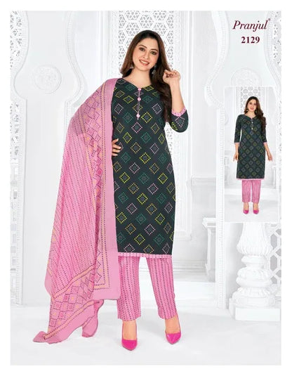 Pranjul Priyanshi Vol 21 Cotton Churidar Material (440x36)