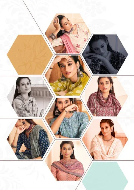 Suryajyoti Preyashi Vol-6 Series 6001-6010 Cambric Cotton Suit (545x10)