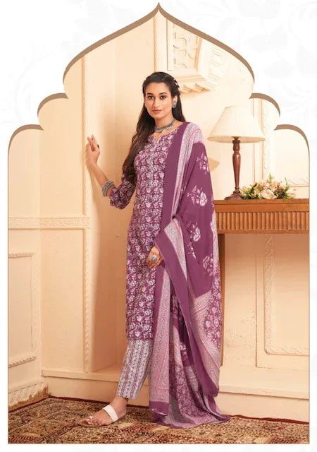 Suryajyoti Preyashi Vol-6 Series 6001-6010 Cambric Cotton Suit (545x10)