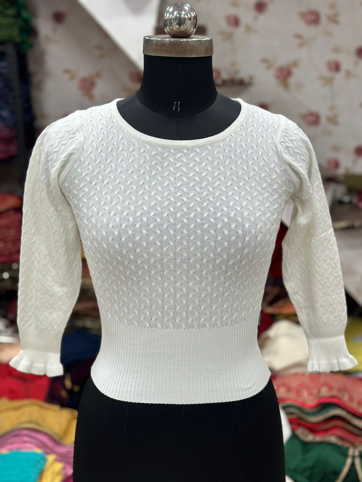 Beautiful Designer Winter Special Woolen Blouse