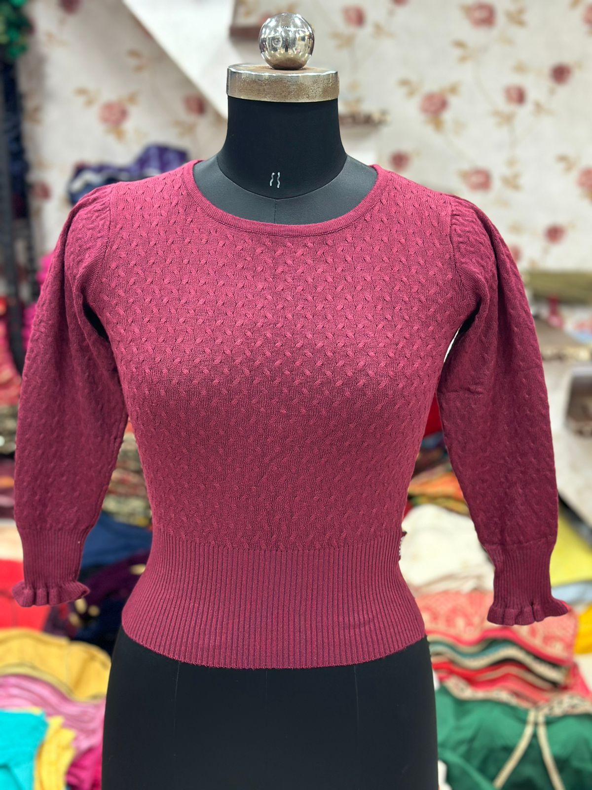 Beautiful Designer Winter Special Woolen Blouse