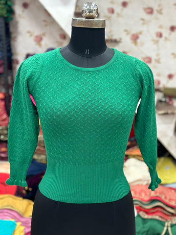 Beautiful Designer Winter Special Woolen Blouse