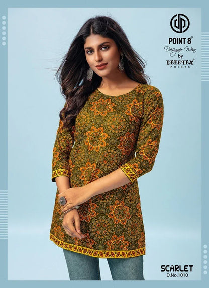 Deeptex Scarlet Vol 1 Cotton Short Tops (195x10)
