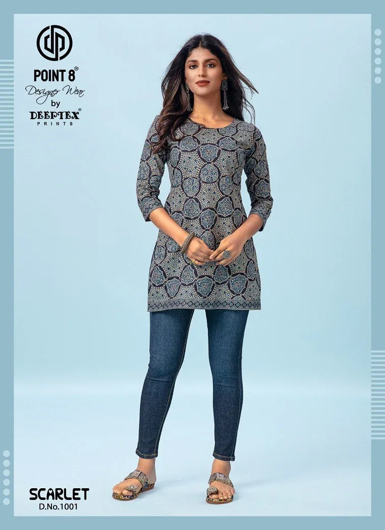 Deeptex Scarlet Vol 1 Cotton Short Tops (195x10)