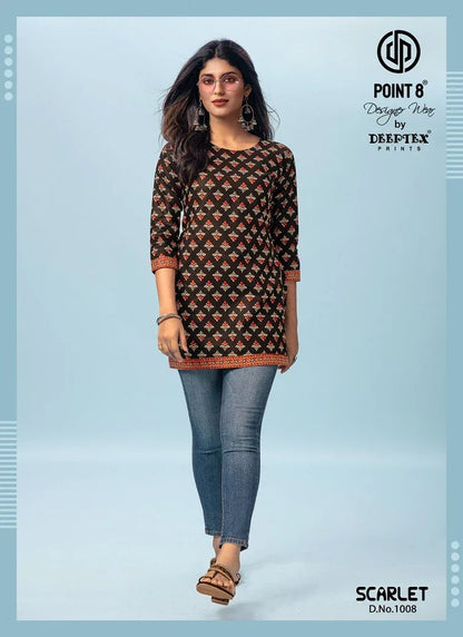 Deeptex Scarlet Vol 1 Cotton Short Tops (195x10)