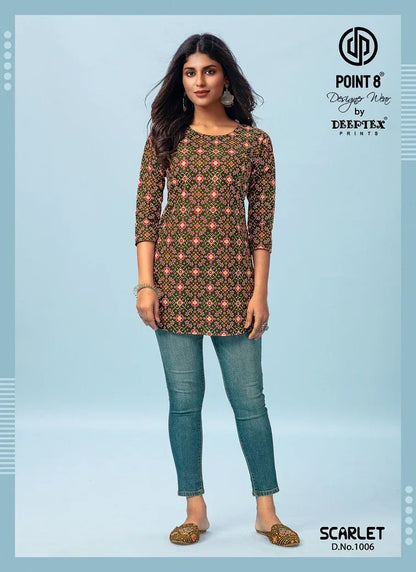 Deeptex Scarlet Vol 1 Cotton Short Tops (195x10)