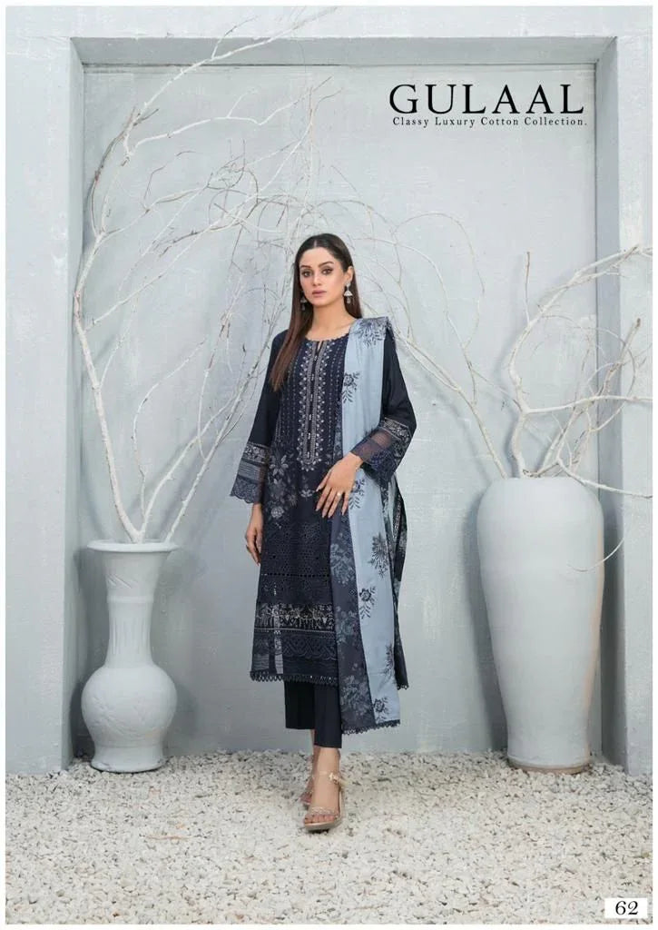 Gulaal Classy Luxury Cotton Vol 7 Karachi Cotton Dress Material (345x10)