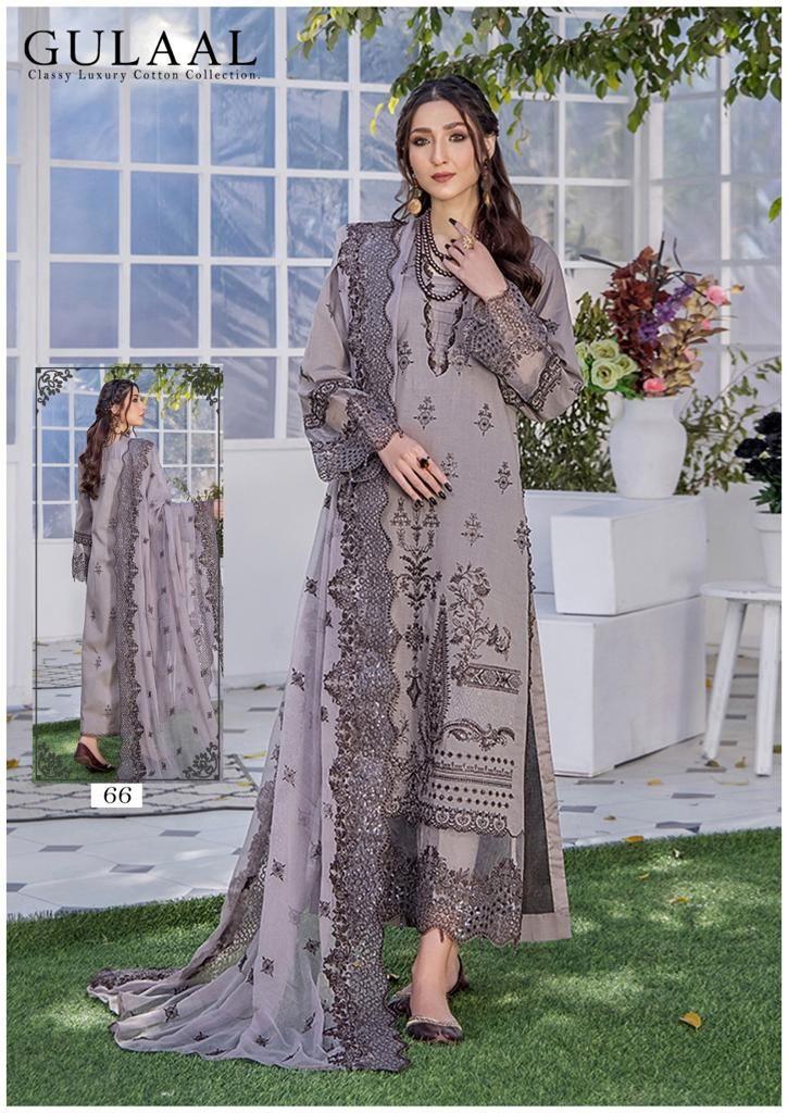 Gulaal Classy Luxury Cotton Vol 7 Karachi Cotton Dress Material (345x10)