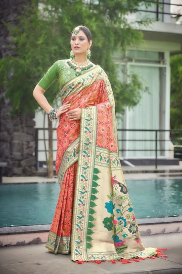 Beautiful Designer Pure Patola Paithani Saree