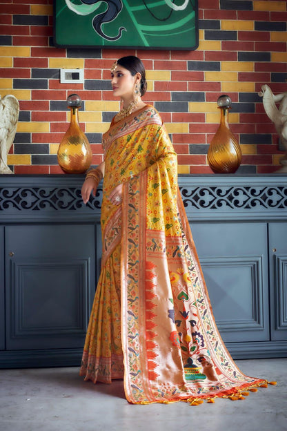 Beautiful Designer Pure Patola Paithani Saree