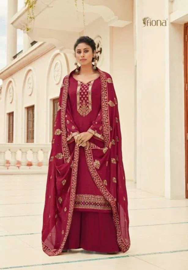 Ghazal By Fiona 23061 To 23067 Series Chinon Full Stiched Salwar Suits (1995x07)