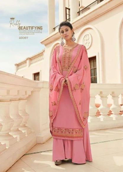 Ghazal By Fiona 23061 To 23067 Series Chinon Full Stiched Salwar Suits (1995x07)