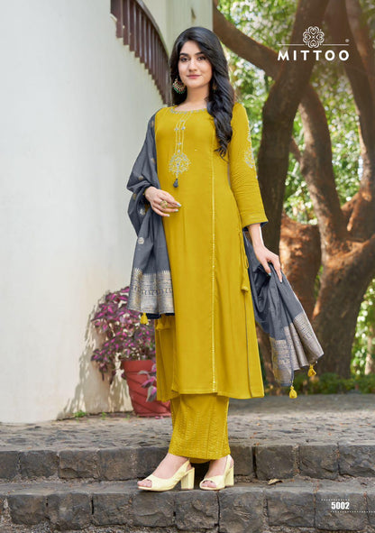 Mittoo Parnita Heavy Rayon Readymade Suit (999x06)