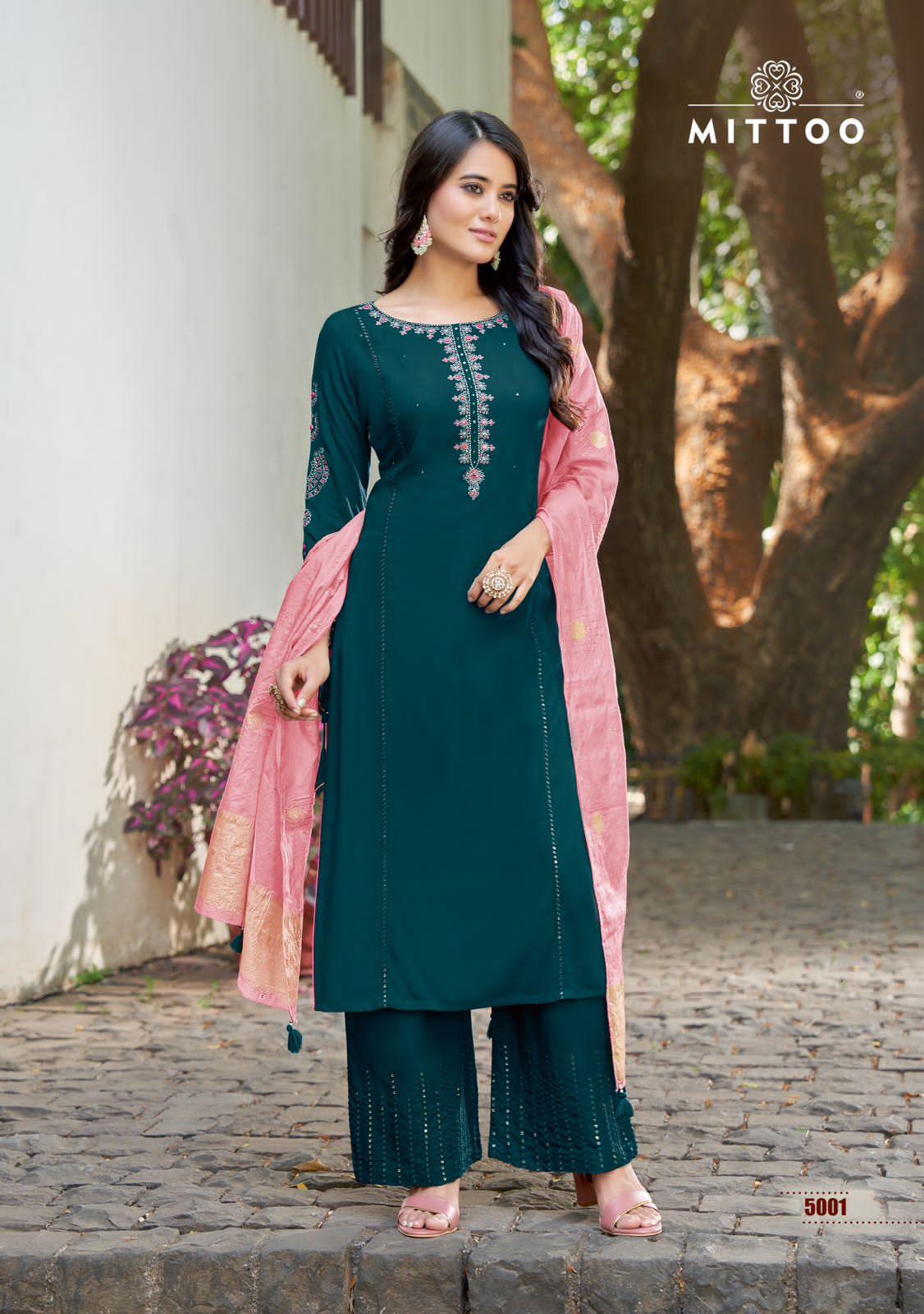 Mittoo Parnita Heavy Rayon Readymade Suit (999x06)