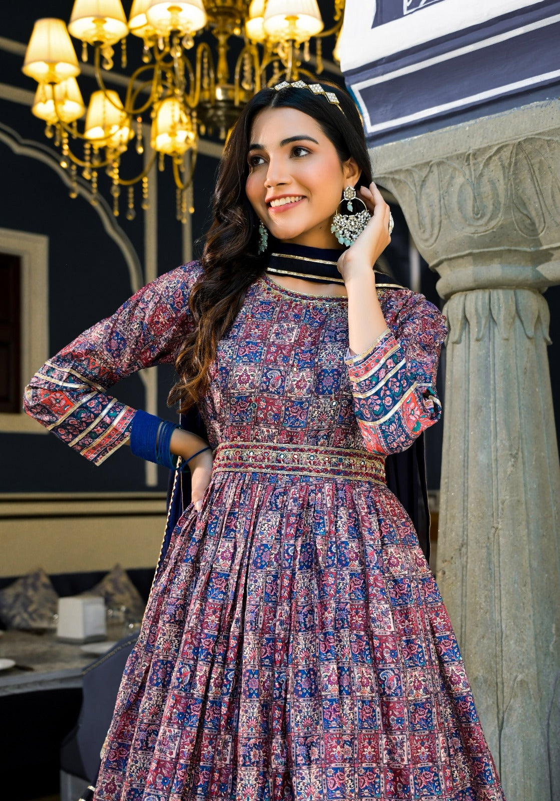 Designer Ananta Digital Print With Embroidery Gwon 24002