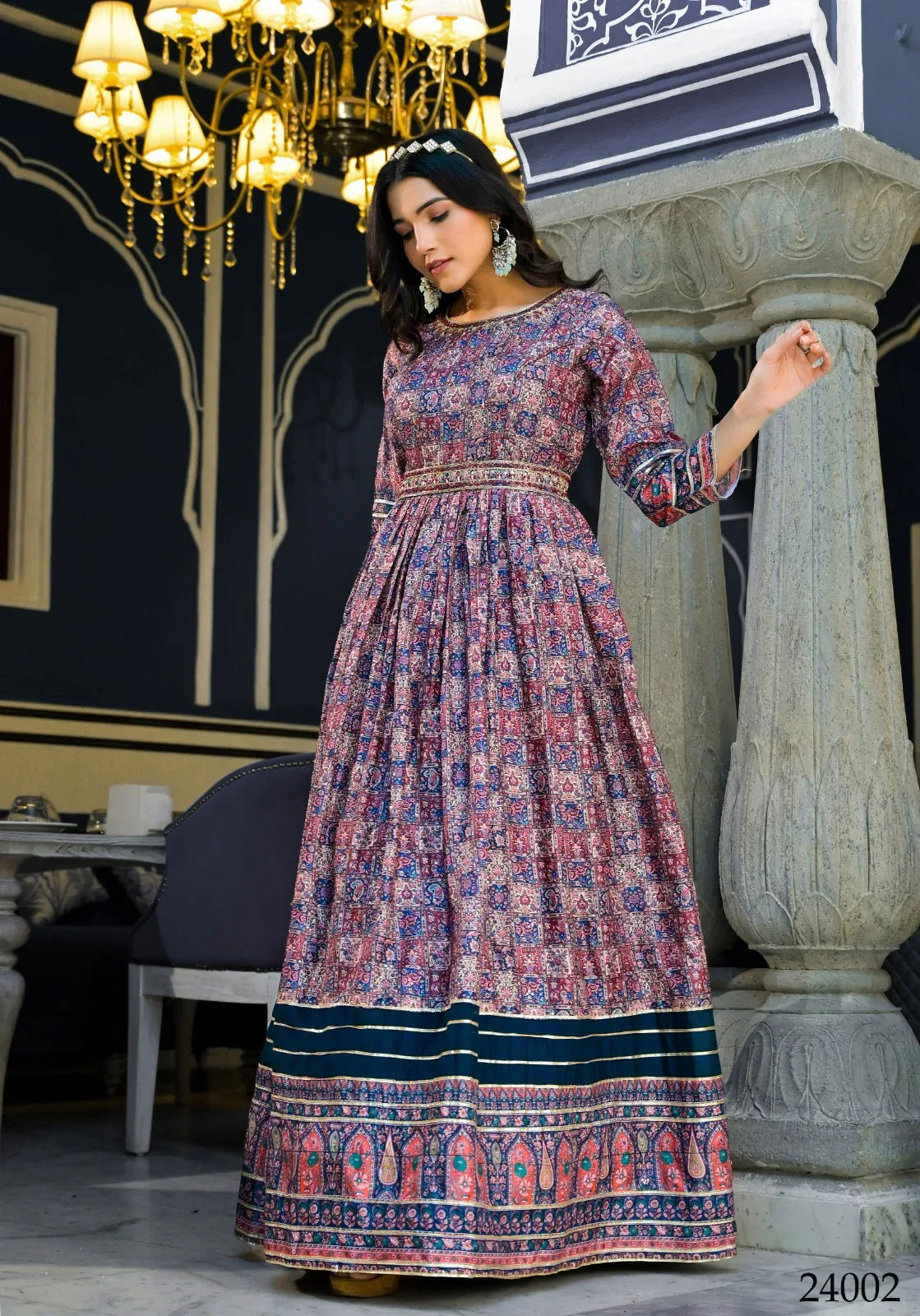 Designer Ananta Digital Print With Embroidery Gwon Series 24001 to 24004 (2795x04)