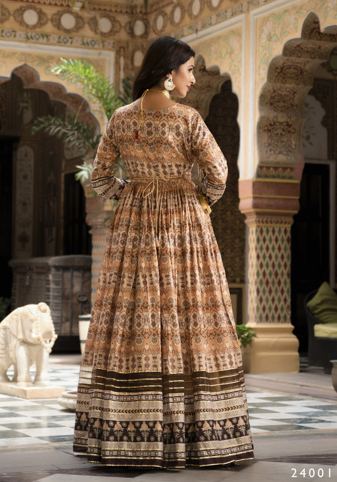 Designer Ananta Digital Print With Embroidery Gwon 24001