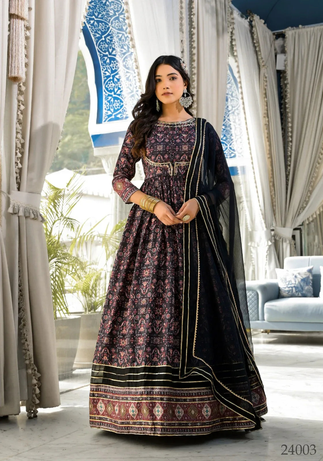 Designer Ananta Digital Print With Embroidery Gwon Series 24001 to 24004 (2795x04)