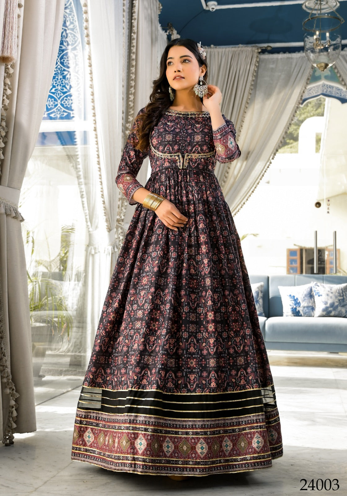 Designer Ananta Digital Print With Embroidery Gwon 24003