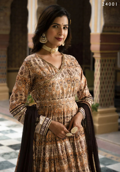 Designer Ananta Digital Print With Embroidery Gwon Series 24001 to 24004 (2795x04)