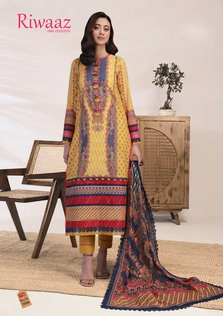 Madhav Riwaaz Vol 7 Series 7001 to 7006 Latest Patiyala Salwar Kameez (390x06)