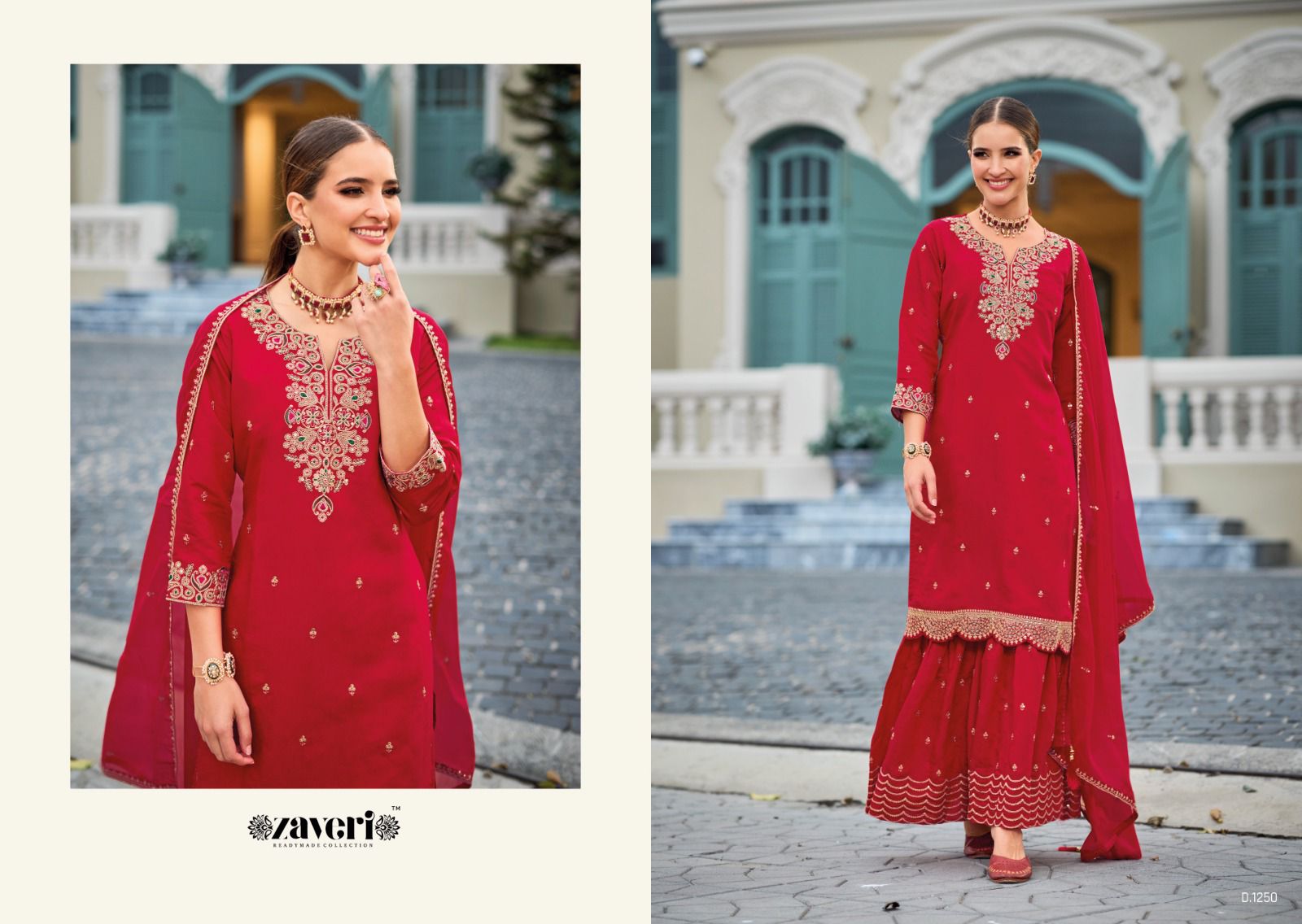 Rutba Zaveri 1250-1251 Series Latest Fancy Designer Readymade Salwar Kameez