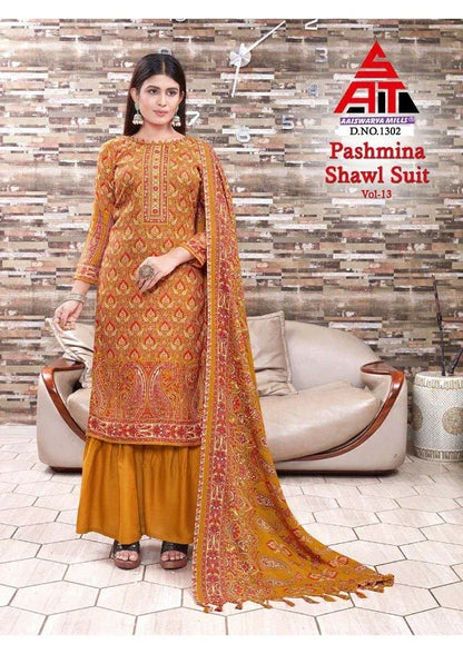 Sat Pashmina Vol 13 Dress Material (375x10)