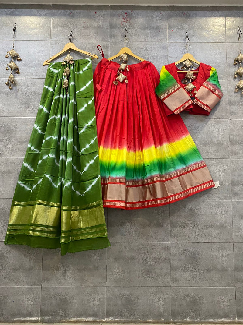 Semi Gaji Lagdi Patta Chaniya Choli