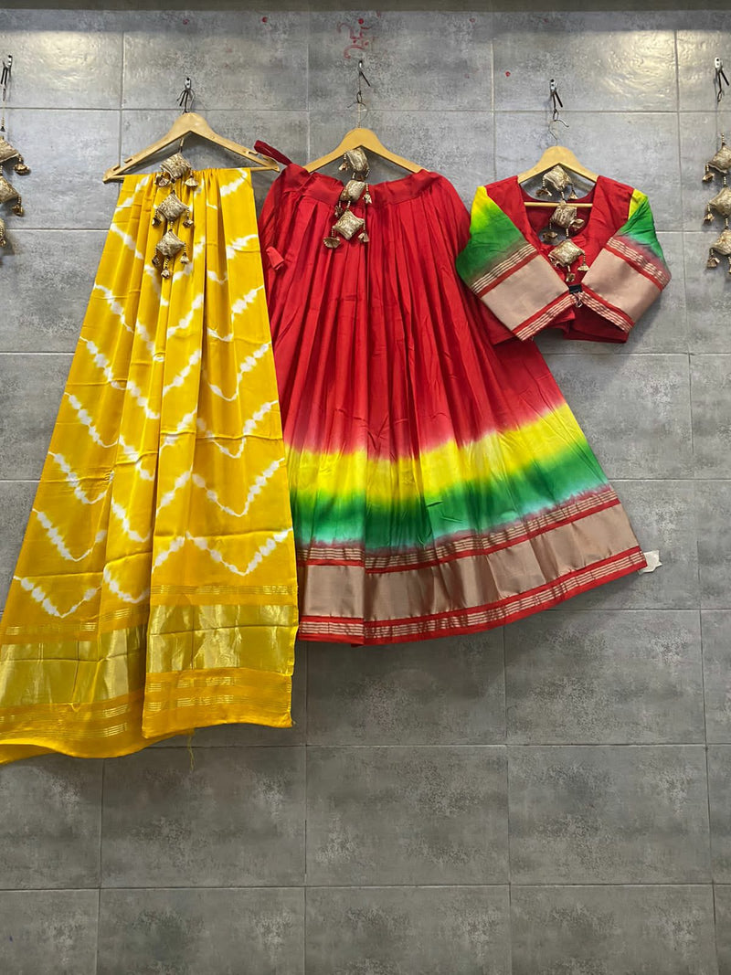 Semi Gaji Lagdi Patta Chaniya Choli
