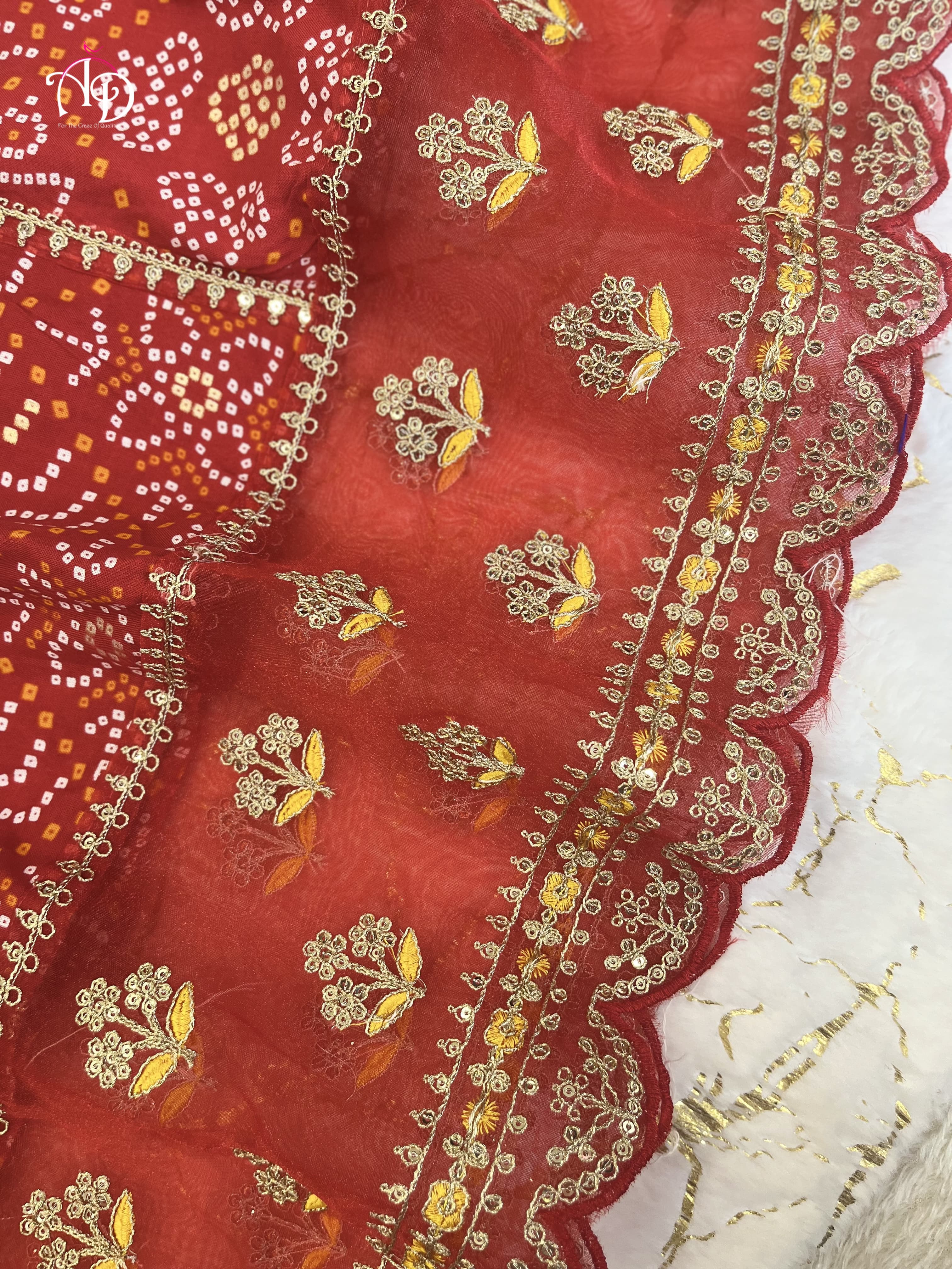 Meera Designer Red Voluminous Anarkali Readymade Suit