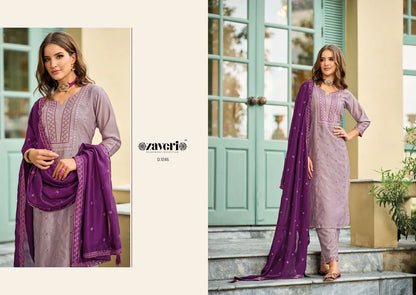 Zaveri Aarina Premium Silk Kurti Pant With Dupatta (1499x02)