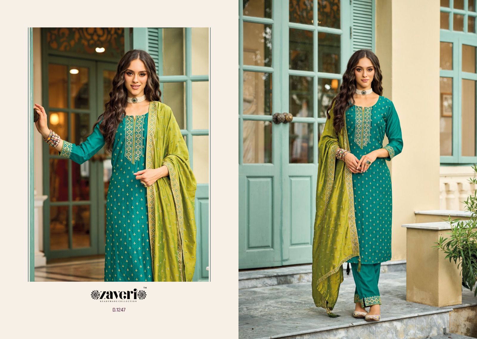 Zaveri Aarina Premium Silk Kurti Pant With Dupatta (1499x02)