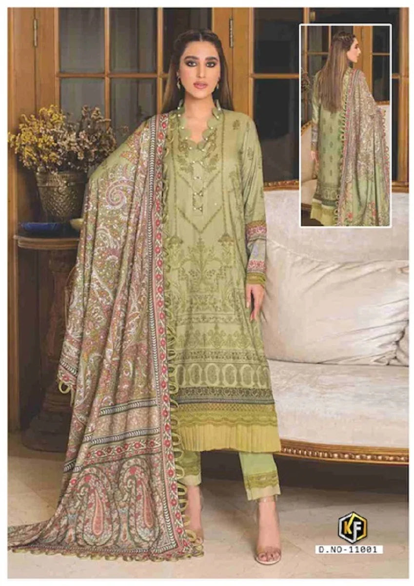 Keval Sobia Nazir Vol-11 Series 11001-11006 Pure Lawn Cotton Suit (480x06)