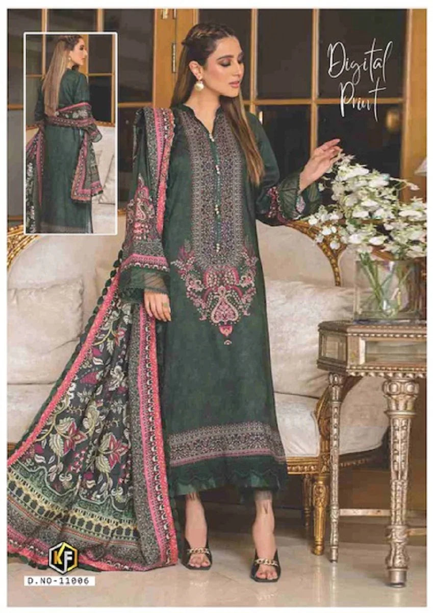 Keval Sobia Nazir Vol-11 Series 11001-11006 Pure Lawn Cotton Suit (480x06)