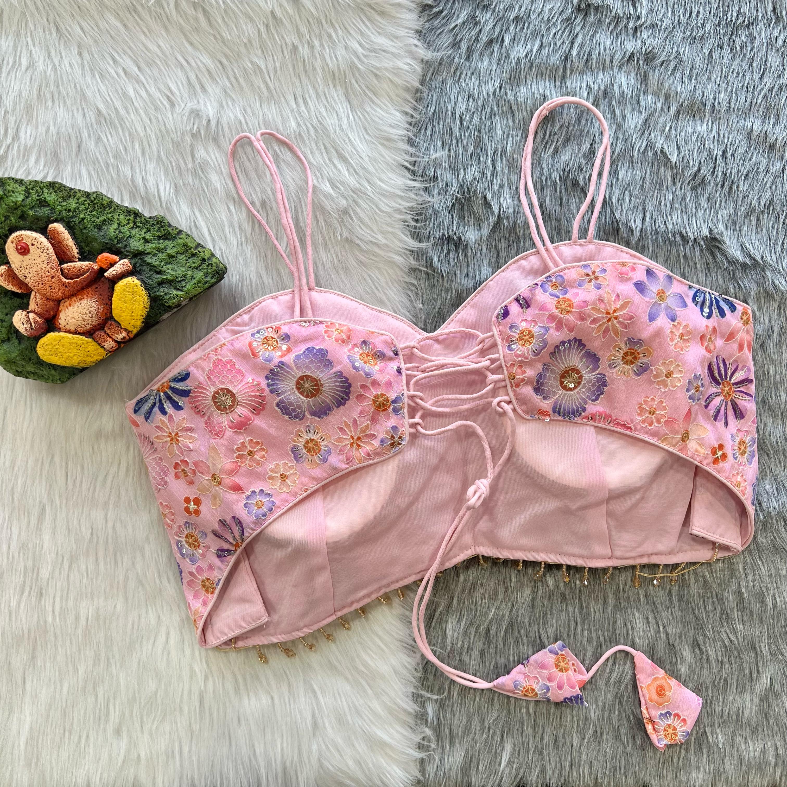 Bollywood Western Style Noodles Strips Blouse