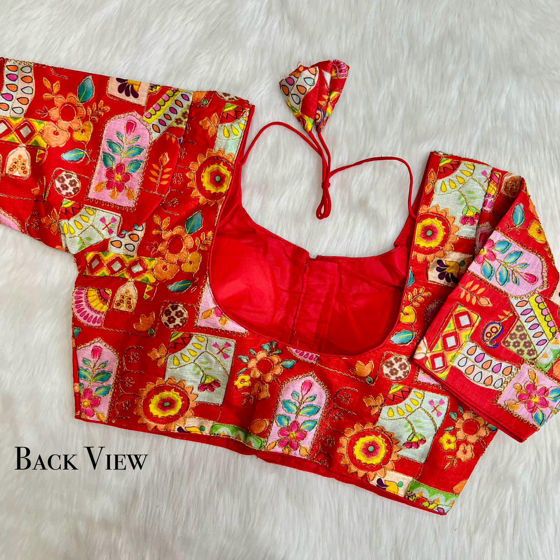 Bollywood Western Style Phantom Silk Blouse