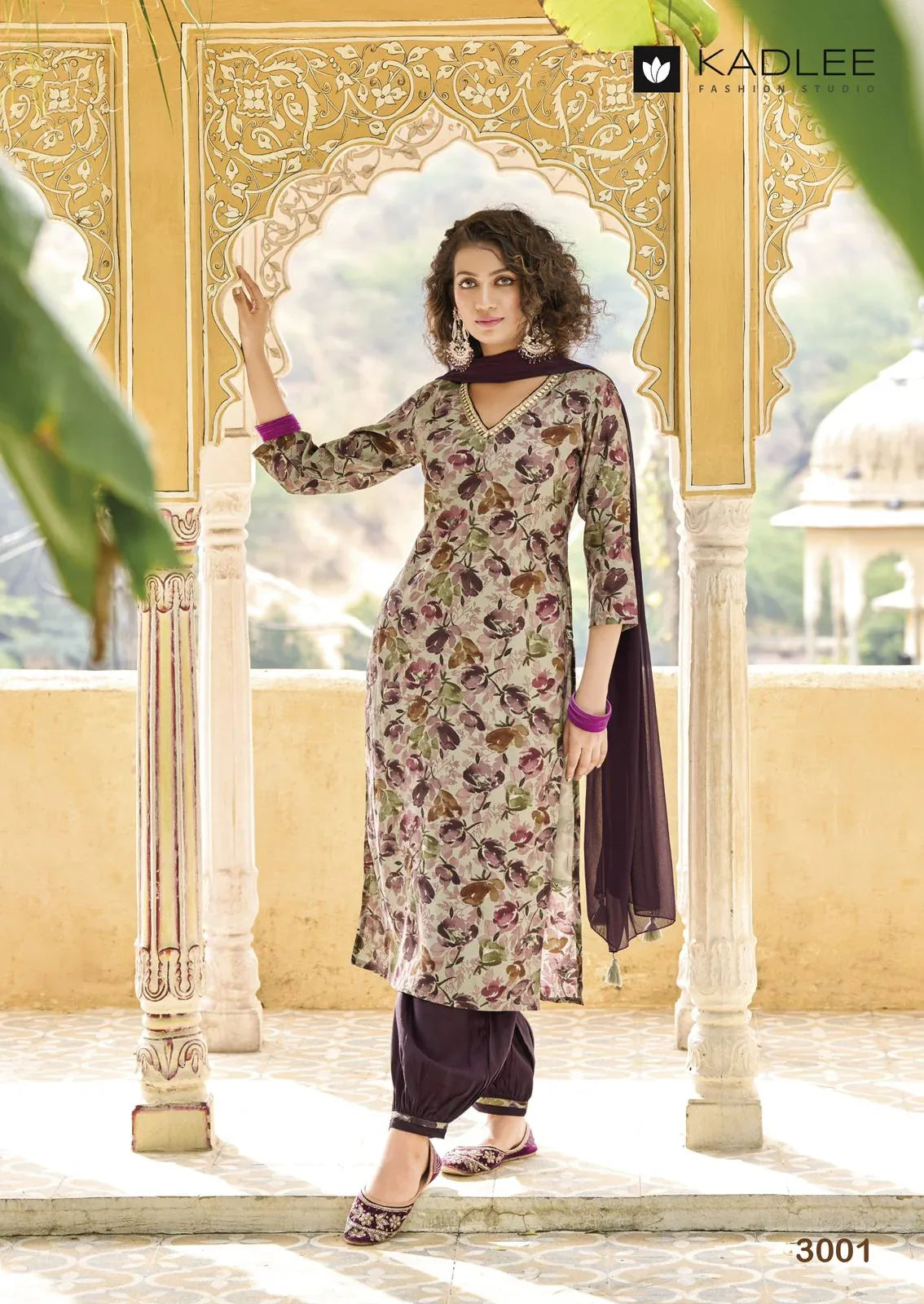 Kadlee Blossom Modal Printed Readymade Suits (1095x04)