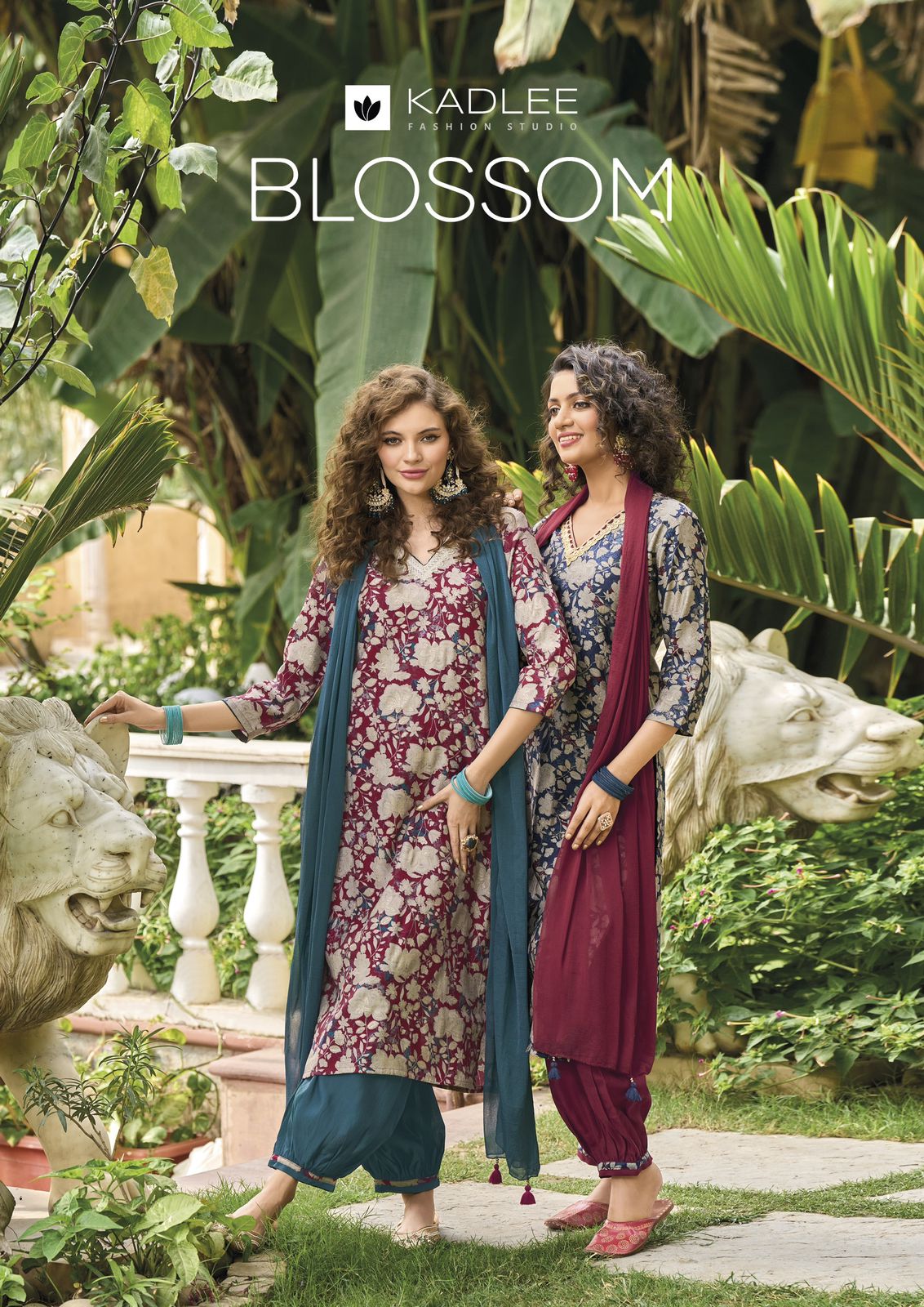 Kadlee Blossom Modal Printed Readymade Suits (1095x04)