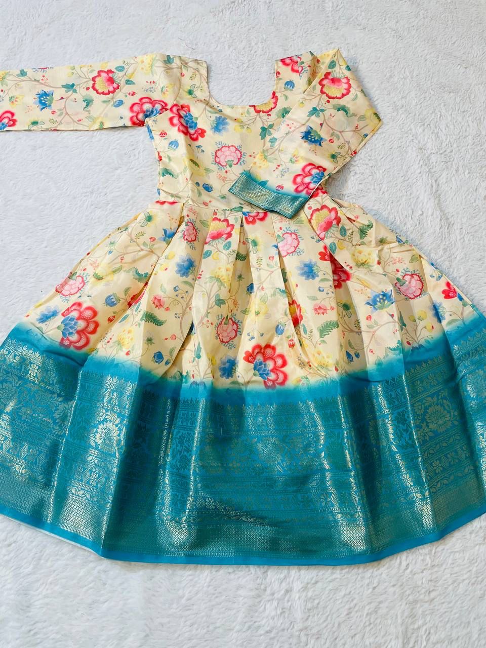 Banarasi Designer Kids Gwon